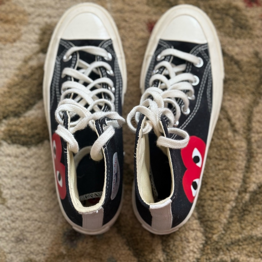 Black & white Commes de Garçons sneakers